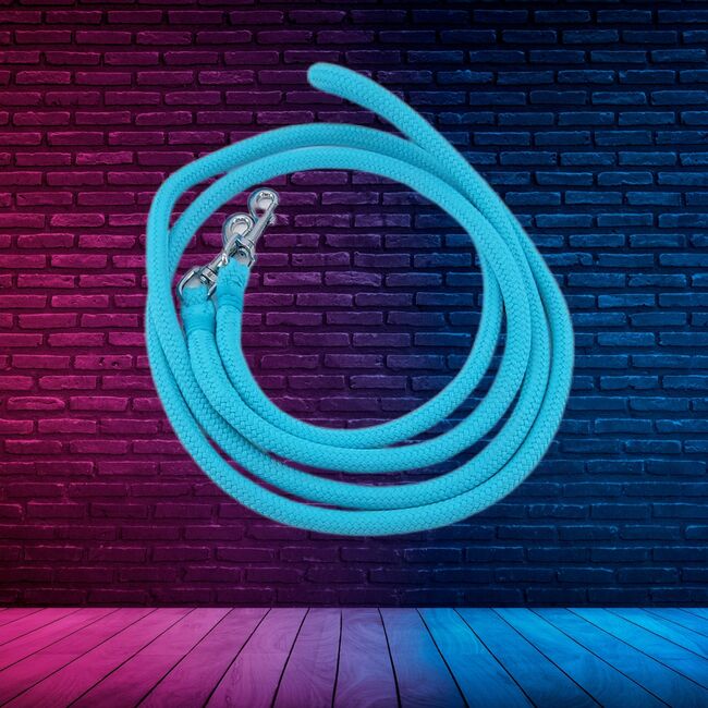 Handgefertigte 12 mm dicke Zügel Türkis 300 cm, Maya (Swisshorseshop), Halters, Frauenfeld
