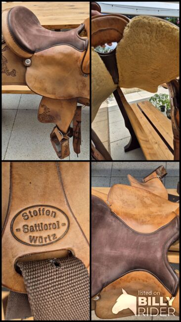 Handgemachter Westernsatte XFQ, Sattlerei Würtz Allround Sattel, Madeleine, Western Saddle, Kirchardt, Image 6