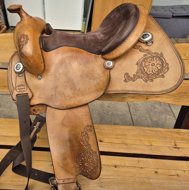 Handgemachter Westernsatte XFQ, Sattlerei Würtz Allround Sattel, Madeleine, Western Saddle, Kirchardt, Image 2