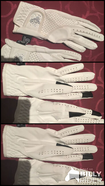 Handschuhe, Imperial Riding  Tunier, Martina, Riding Gloves, Perl, Image 4