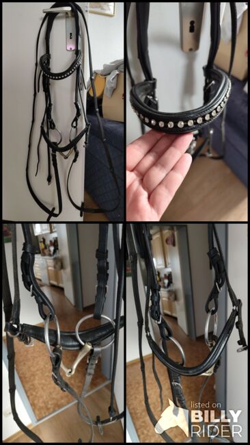 Hannoveranische Trense WB schwarz, Vanessa , Bridles & Headstalls, Schöna-Kolpien, Image 7