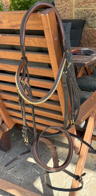 Hans Melzer Trense Kreuth WB braun, Hans Melzer, Sophia Cornelsen, Bridles & Headstalls, Neudrossenfeld, Image 2