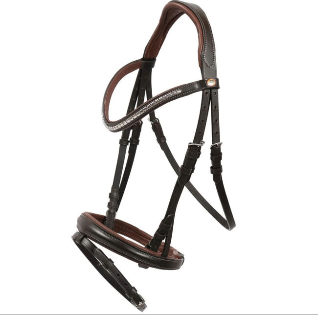 Hans Melzer Trense Kreuth WB braun, Hans Melzer, Sophia Cornelsen, Bridles & Headstalls, Neudrossenfeld