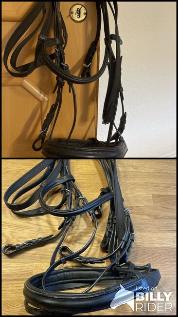 Hans Melzer Trense neu! Schwarz, Hans Melzer  Englisch Kombiniert, Carolin Lüpke, Bridles & Headstalls, Wietzendorf, Image 3