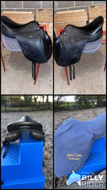 harry dabbs black jump saddle almost brand new, harry dabbs avant, Farrah Bennett, Jumping Saddle, Wadworth Hill, Image 13