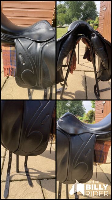 Harry Dabbs Platinum Avant Consort Paris 17.5” MW Black dressage Saddle, Harry Dabbs Platinum   Avant Consort Paris , Karen sansom, Siodła ujeżdżeniowe, Ashby-de-la-zouch, Image 9