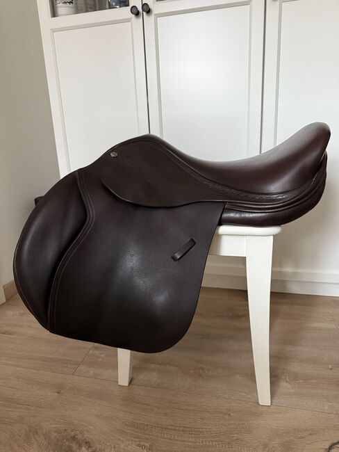 Harry Dabbs VS Sattel braun 17,5 breit kurz Vielseitigkeitssattel, Harry Dabbs , Steffi , All Purpose Saddle, Halle, Image 2