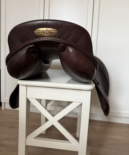 Harry Dabbs VS Sattel braun 17,5 breit kurz Vielseitigkeitssattel, Harry Dabbs , Steffi , All Purpose Saddle, Halle, Image 3