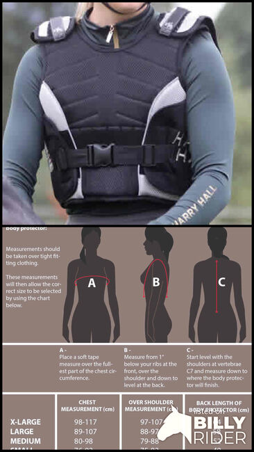 Harry Hall body protector size L, Harry Hall  Flex Women's Body Protector, Marion Nieuwenhuizen, Safety Vests & Back Protectors, Taunton, Image 3
