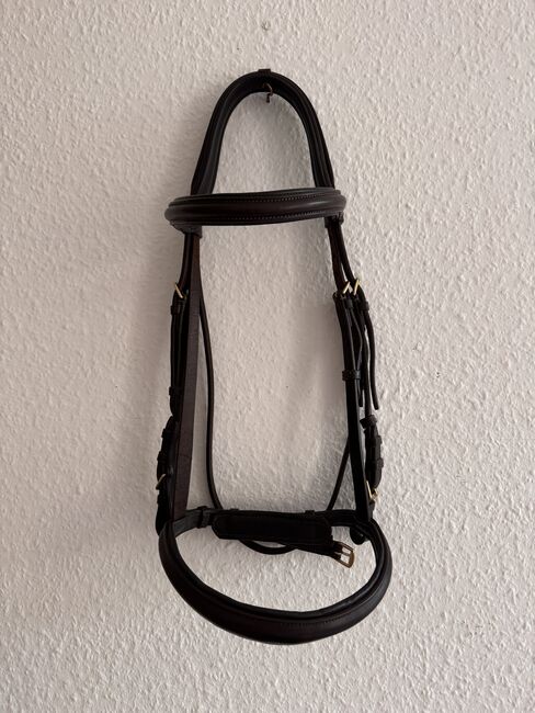 Trense Havanna/Dunkelbraun mit Messingbeschlägen – Top Zustand, Equiva , Aline, Bridles & Headstalls, Magdeburg