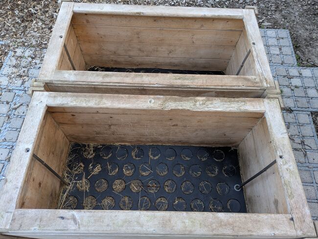 Heufresser Heukisten gebraucht - aus Holz mit Fressgitter, Heufresser  Heukiste Fix Plus Fichte geschlossene Bodenplatte ohne Bissschutz, ponymausi, Hay Nets, Bags & Rags, Naumburg, Image 8