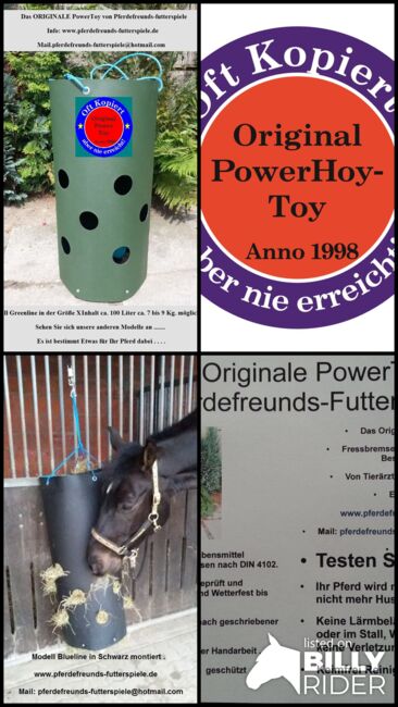 Heunetz Alternative PowerHeu-Toy / Powertoy, Power-Toy / PowerHeu-Toy PowerHeu-Toy Greenline in X , Pferdefreunds-Futterspiele ( Thorsten Puhlmann ) , Hay & Straw, Hitzacker , Image 7