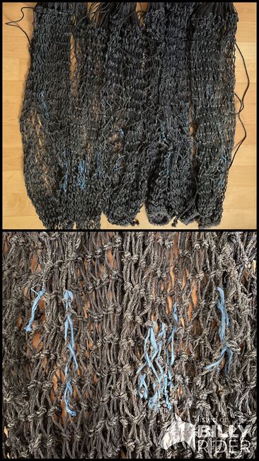 Heunetze, groß, schwarz, Maschenweite ca. 5x5 cm, Diverse, Johanna , Hay Nets, Bags & Rags, Reutlingen , Image 3