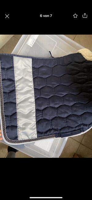 HB Polo Schabracke DR navy Glitzer, HvPolo , Franziska Gersak, Dressage Pads, Herbolzheim, Image 5