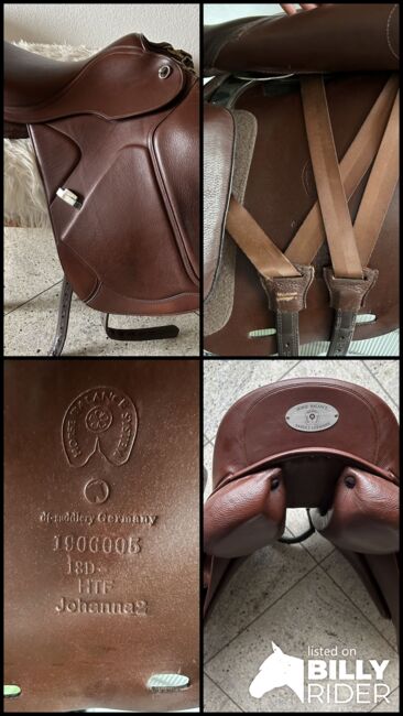 HBS Dressur Sattel halbtief Johanna 2 18 Zoll braun, HBS  Johanna 2.0 , Annett, Dressage Saddle, Wolfegg, Image 12