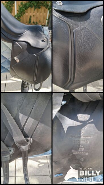 HBS Sattel Dressur 18 Zoll Toni Flach Sattel, JOHANNA 2, Nicole Ast, Dressage Saddle, Amtzell, Image 8