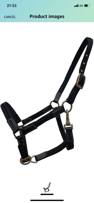 Headcollar and lead rein, Pony/small cob, Candy Mercer, Halfter, Gillingham