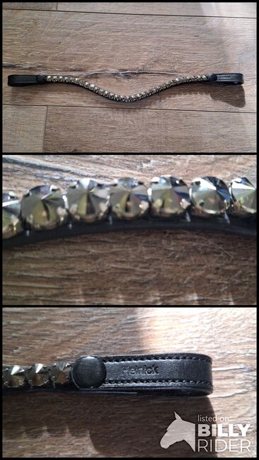 Heinick Stirnriemen WB Silber Metallic, Heinick, ADN, Browbands, Duisburg, Image 4