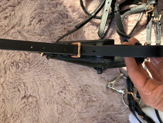 Heinick Lacktrense, Trense, Turnier, Lack, Strass, rosé, NEU, Heinick, Tanja Wolff, Bridles & Headstalls, Berlin, Image 6
