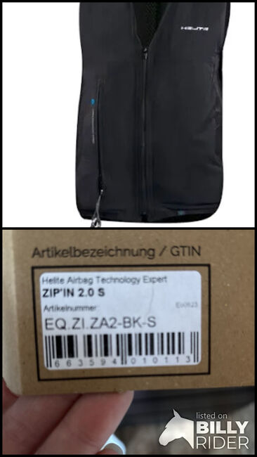 Helite Airbagweste, Helite Zip in 2.0, Anna, Safety Vests & Back Protectors, Bad Endbach, Image 3