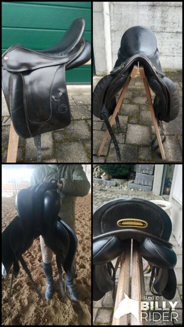 Hennig  Dressursattel 17", Klaus Zeller, Dressage Saddle, Seuzach, Image 5