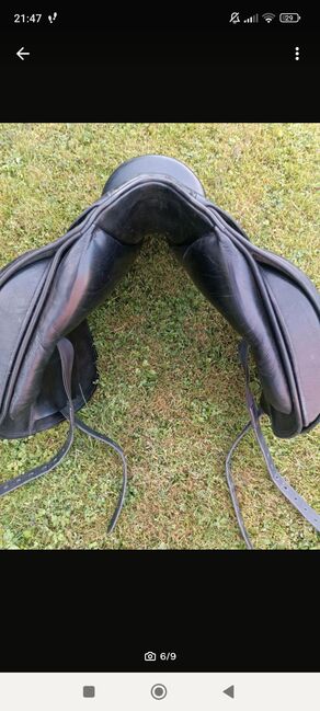 Hennig Dressursattel NZT, Hennig NZT, Stephanie , Lambskin Pad, Schwartbuck, Image 2