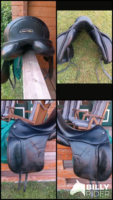 Hennig Dressursattel NZT, Hennig NZT, Stephanie , Lambskin Pad, Schwartbuck, Image 6