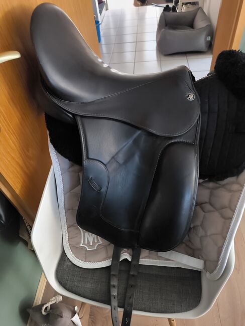 Hennig NZT Monoblatt Dressursattel 17.5", Hennig  NZT Monoblatt , Sandra, Dressage Saddle, Beverstedt, Image 19