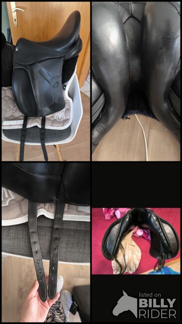 Hennig NZT Monoblatt Dressursattel 17.5", Hennig  NZT Monoblatt , Sandra, Dressage Saddle, Beverstedt, Image 24
