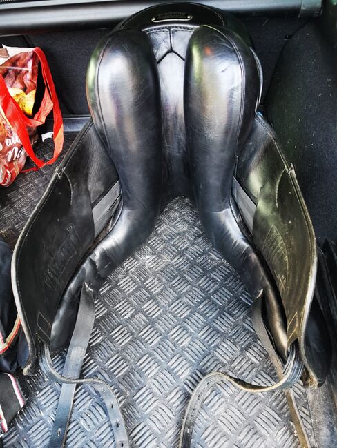 Hennig NZT Monoblatt Dressursattel 17.5", Hennig  NZT Monoblatt , Sandra, Dressage Saddle, Beverstedt, Image 5