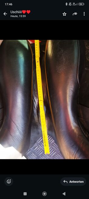 Hennig NZT Monoblatt Dressursattel 17.5", Hennig  NZT Monoblatt , Sandra, Dressage Saddle, Beverstedt, Image 7