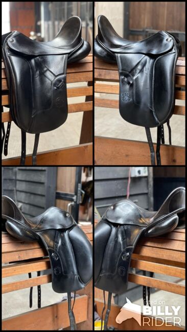 Hennig Sattle 17", Hennig, Manon Vlieg, Dressage Saddle, Koedijk, Image 5