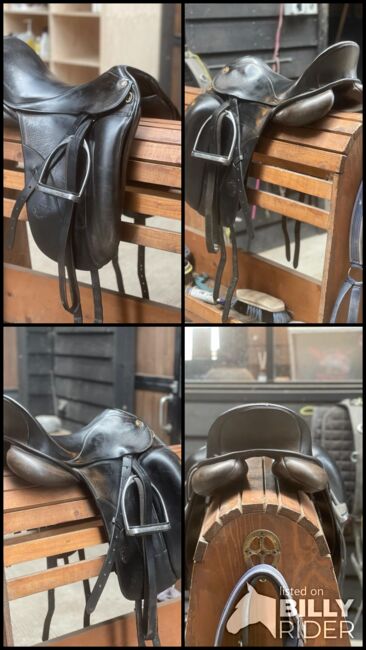 Hennig Sattle 17", Hennig, Manon Vlieg, Dressage Saddle, Koedijk, Image 5