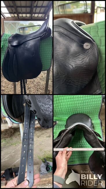 Hennig VS Sattel 18” schwarz, Hennig, Tanja Hochhaus , All Purpose Saddle, Schwarzenberg, Image 17