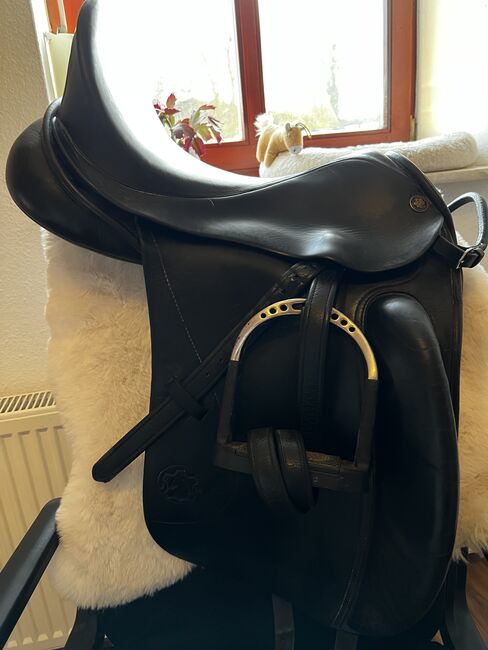 Henning Dressursattel Sattel schwarz, 17 - 17,5, Henning, Vanessa, Dressage Saddle, Buchholz (Aller), Image 7