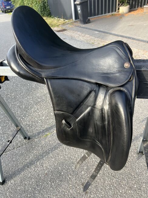 Henning Dressursattel, Henning  Monoblatt , Hansen , Dressage Saddle, Sieverstedt, Image 4