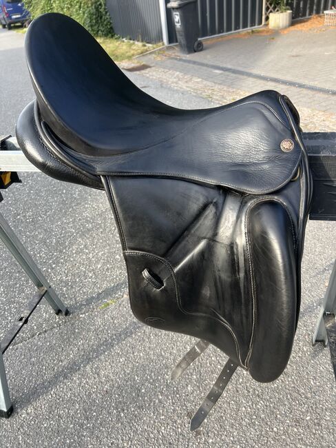 Henning Dressursattel, Henning  Monoblatt , Hansen , Dressage Saddle, Sieverstedt, Image 3