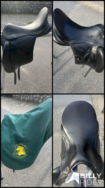 Henning Dressursattel, Henning  Monoblatt , Hansen , Dressage Saddle, Sieverstedt, Image 9