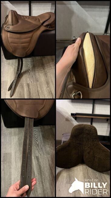 Hero Reitsport Sattel baumlos NEUWERTIG ähnlich Barefoot, Hero Reitsport  Baumloser Sattel , Tanja Hochhaus , Treeless Saddle, Schwarzenberg, Image 14