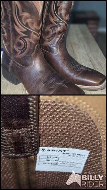 Herren Westernstiefel gr46, Ariat , Christin Kalkhoff , Reitstiefeletten, Gronau, Abbildung 3