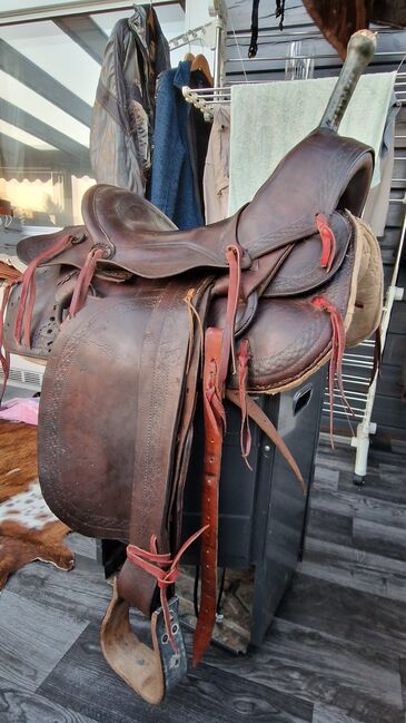 Hess  Hopkins Westernsattel von 1943, Hess  Hopkins Leather GmbH & Co. USA, Crazyly23, Western Saddle, Geestland, Image 6