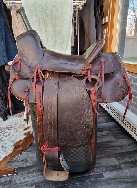 Hess  Hopkins Westernsattel von 1943, Hess  Hopkins Leather GmbH & Co. USA, Crazyly23, Western Saddle, Geestland