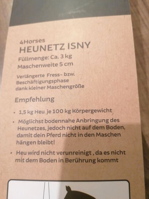 Heunetz 3kg - Neu - Original verpackt, Corinna, Heu & Stroh, Werne, Abbildung 2