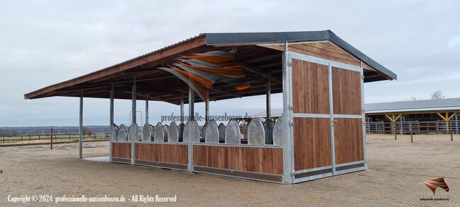 Heuraufe für Pferde & TOP Pferderaufe - Futterraufe | Offenstall mit Fressgitter / Weideraufe, AUSSENBOXEN Heuraufen für Pferde | Pferderaufe | Futterraufe | Pferdestall bauen, AUSSENBOXEN (AUSSENBOXEN Sp. z o.o.), Stallplätze, Wałcz, Abbildung 10