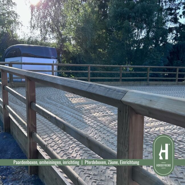 HF Sicherheitszaun Reitplatz – Tanalith-E Pferdezaun, Horsefriend Products, Horsefriend Products - Pferdeboxen und Zaun (Horsefriend Products - Pferdeboxen, Zaun und Stalleinrichtungen), Riding Arena, Steinfurt, Image 2