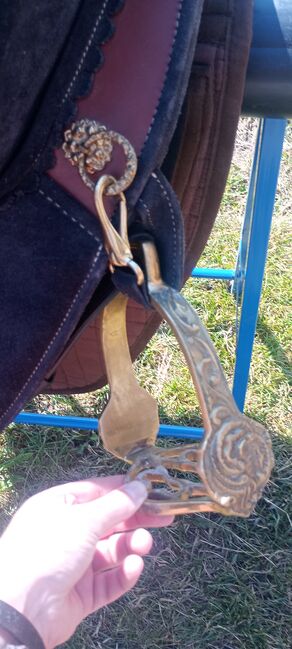 Hidalgo Barocco Spezial Lederbaumsattel, Hidalgo, Leucht, Baroque Saddle, Erfurt, Image 3