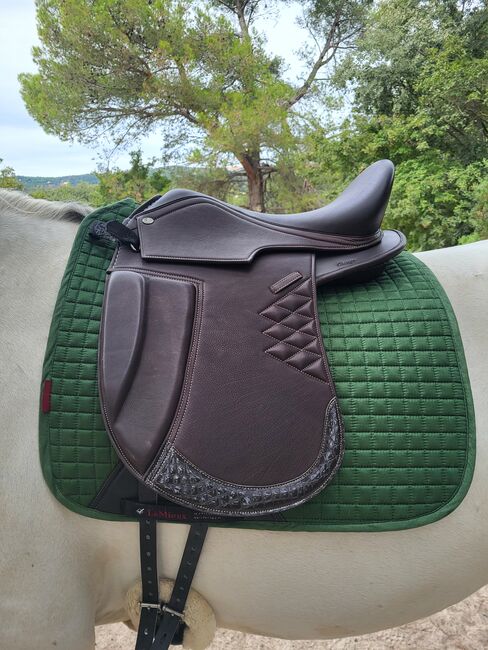 Hidalgo Chicago Leathertree 18", Hidalgo Chicago, Isabelle, Dressage Saddle, Mouans-Sartoux, Image 7