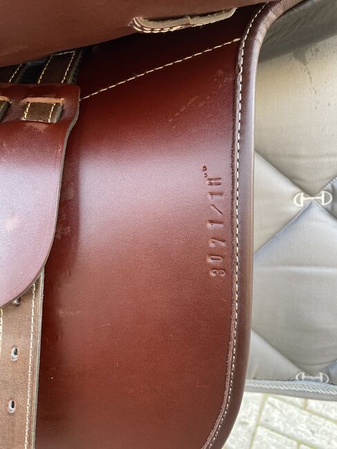 Hidalgo Lederbaum Sattel London GP VS 18“ Rot Braun wenig gebraucht, Hidalgo London GP, Aline Schubert, All Purpose Saddle, Brackeheim, Image 7