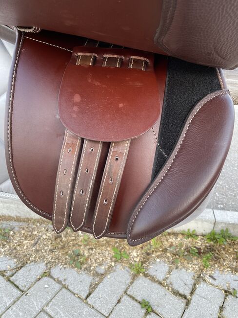 Hidalgo Lederbaum Sattel London GP VS 18“ Rot Braun wenig gebraucht, Hidalgo London GP, Aline Schubert, All Purpose Saddle, Brackeheim, Image 5