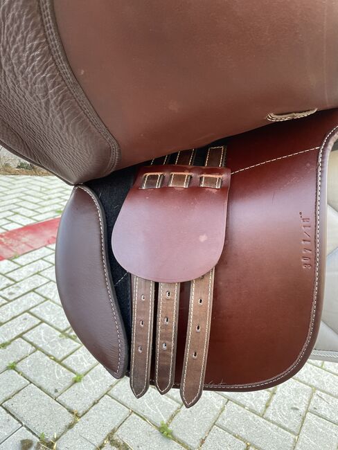 Hidalgo Lederbaum Sattel London GP VS 18“ Rot Braun wenig gebraucht, Hidalgo London GP, Aline Schubert, All Purpose Saddle, Brackeheim, Image 8